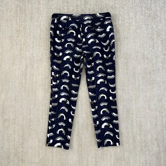 Anthropologie Cartonnier Cropped Cotton Trousers Pants 10 - Picture 4 of 9